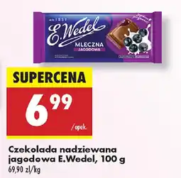 Biedronka Czekolada nadziewana jagodowa E.Wedel oferta