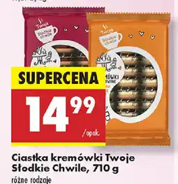 Biedronka Ciastka kremówki Twoje Słodkie Chwile oferta