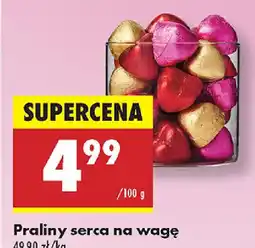 Biedronka Praliny serca na wagę oferta