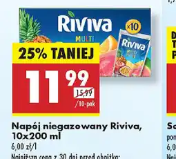 Biedronka Napój niegazowany Riviva Multi oferta