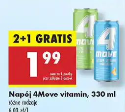 Biedronka Napój 4Move vitamin oferta