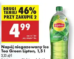 Biedronka Napój niegazowany Ice Tea Green Lipton oferta