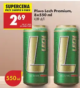 Biedronka Piwo Lech Premium oferta