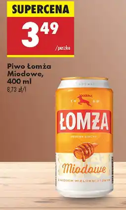 Biedronka Piwo Lomża Miodowe oferta