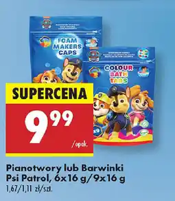 Biedronka Pianotwory lub Barwinki Psi Patrol oferta