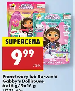 Biedronka Pianotwory lub Barwinki Gabby's Dollhouse oferta