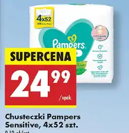 Biedronka Chusteczki Pampers Sensitive oferta
