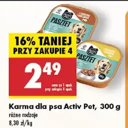 Biedronka Karma dla psa Activ Pet oferta