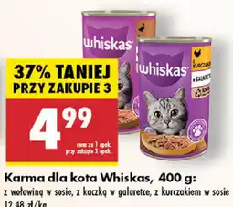 Biedronka Karma dla kota Whiskas oferta