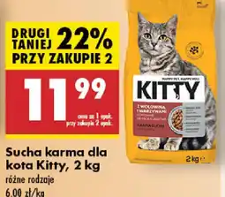 Biedronka Sucha karma dla kota Kitty oferta