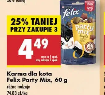 Biedronka Karma dla kota Felix Party Mix oferta