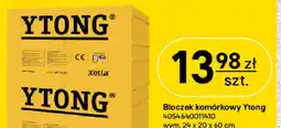Castorama Bloczek komórkowy Ytong oferta