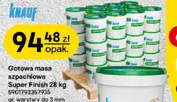 Castorama Gotowa masa szpachlowa Knauf Super Finish oferta