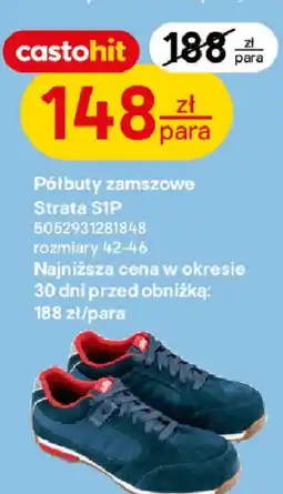 Półbuty zamszowe Strata S1P