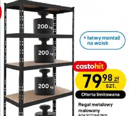 Castorama Regał metalowy malowany oferta