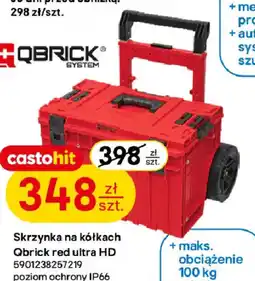 Skrzynka na kółkach Qbrick red ultra HD