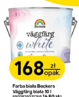 Castorama Farba biała Beckers Väggfärg oferta