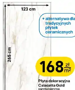 Castorama Płyta dekoracyjna Calacatta Gold oferta