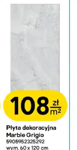 Castorama Płyta dekoracyjna Marble Grigio oferta