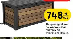 Castorama Skrzynia ogrodowa Deco Walnut 630 l oferta