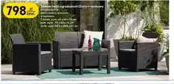 Castorama Zestaw mebli ogrodowych Claire 4-osobowy oferta