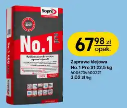 Castorama Zaprawa klejowa Sopro No. 1 Pro S1 oferta