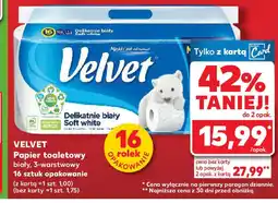 Kaufland Papier toaletowy Velvet oferta