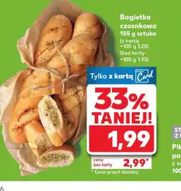 Kaufland Bagietka czosnkowa oferta
