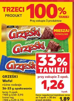 Kaufland Grześki Wafel oferta