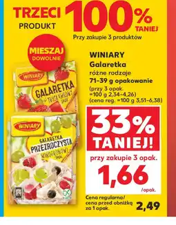 Kaufland Galaretka Winiary oferta