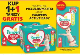 Kaufland Pieluchomajtki Pampers Active Baby oferta