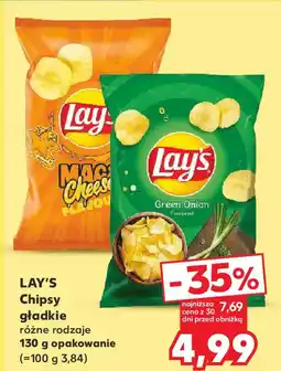 Kaufland Lays Chipsy gładkie oferta