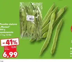 Kaufland Fasolka zielona Mamut oferta