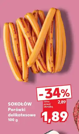 Kaufland Parówki delikatesowe Sokołów oferta