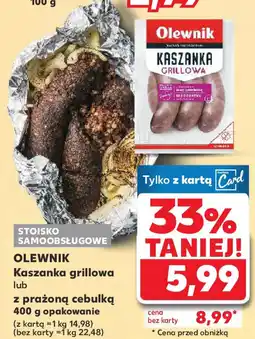 Kaufland Kaszanka grillowa Olewnik oferta