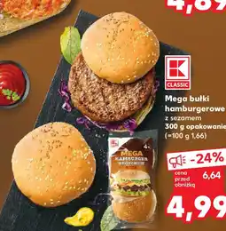 Kaufland Mega bułki hamburgerowe oferta