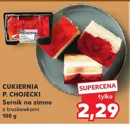Kaufland Sernik na zimno z truskawkami oferta