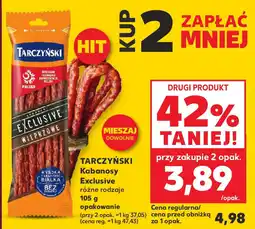 Kaufland Kabanosy Tarczyński Exclusive oferta