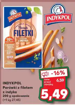 Kaufland Parówki z filetem z indyka Indykpol oferta