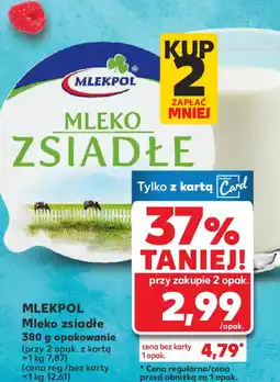 Kaufland Mleko zsiadłe Mlekpol oferta