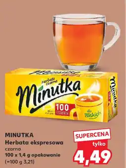 Kaufland Minutka Herbata ekspresowa czarna oferta