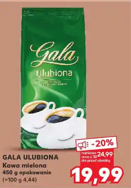 Kaufland Kawa mielona Gala Ulubiona oferta