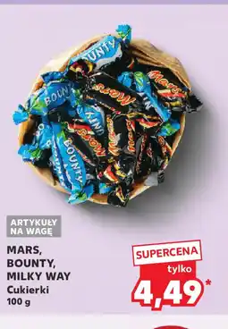 Cukierki Mars, Bounty, Milky Way