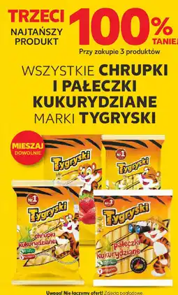 Kaufland Chrupki i pałeczki kukurydziane Tygryski oferta