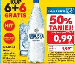Kaufland Woda mineralna Jurajska oferta