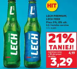 Kaufland Piwo Lech Premium, Lech Free oferta