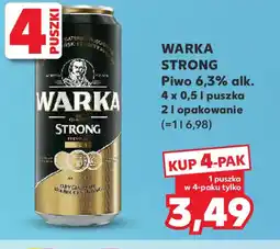 Kaufland Warka Strong oferta