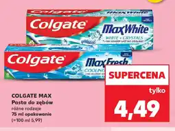 Kaufland Pasta do zębów Colgate Max oferta