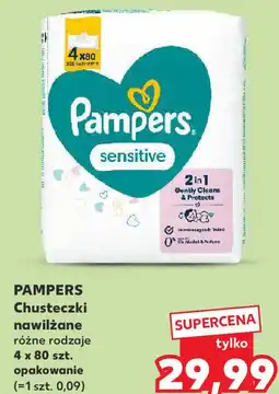 Kaufland Chusteczki nawilżane Pampers Sensitive oferta