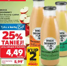 Kaufland Sok tłoczony z jabłek Bracia Sadownicy oferta